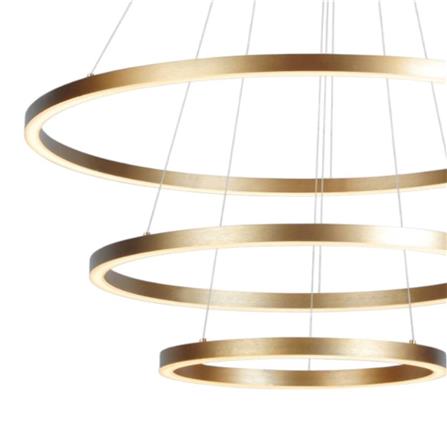 ไฟช่อ LED L&E 01-A0196 70 วัตต์ WARM WHITE สีทองเหลือง 3 หัว_1