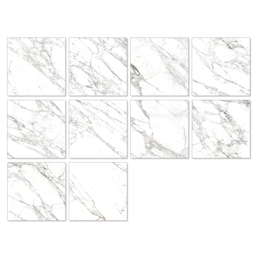 กระเบื้องพื้นพอร์ซเลน 80x80 ซม. DURAGRES เวดิน ไวท์ A 1.92 ตร.ม.