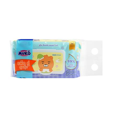 ผ้าเช็ดทำความสะอาดผิว MUKO MINERAL 50 แผ่น (แพ็ก 2 ชิ้น)_0