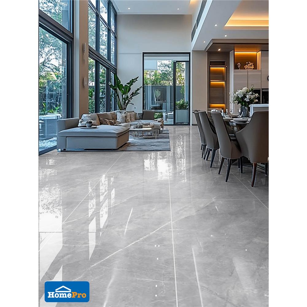 กระเบื้องพื้นพอร์ซเลน 80x160 ซม. DURAGRES สเคลอรา เทา 2.56 ตร.ม.