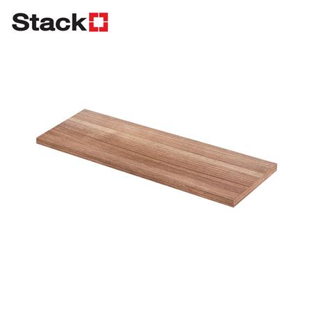 แผ่นชั้นไม้เมลามีน STACKO 80X30X1.6 ซม. สีดาร์ค วอลนัท