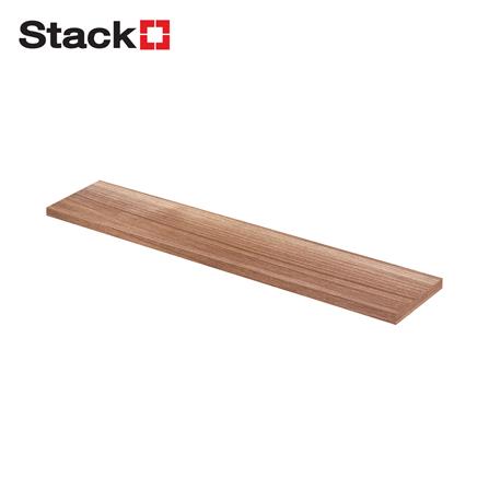 แผ่นชั้นไม้เมลามีน STACKO 120X20X1.6 ซม. สีดาร์ค วอลนัท