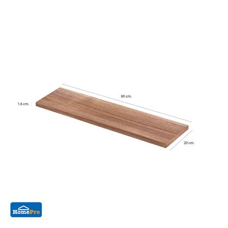 แผ่นชั้นไม้เมลามีน STACKO 80X20X1.6 ซม. สีดาร์ค วอลนัท_4