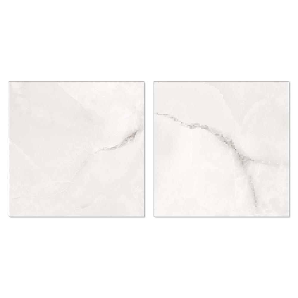 กระเบื้องพื้นพอร์ซเลน 80x80 ซม. DURAGRES จาคอรี ไอซ์ ขาว A 1.92 ตร.ม.