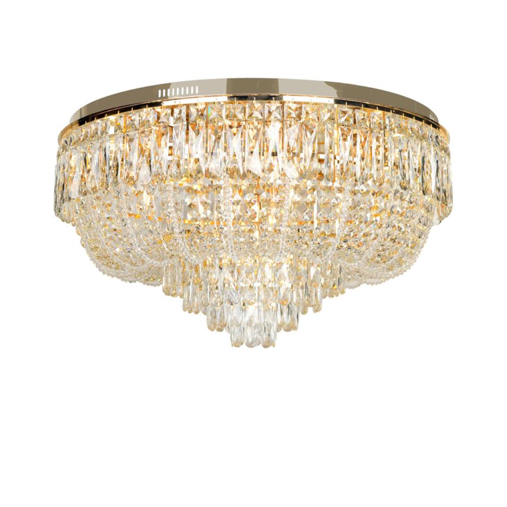 ไฟถาด L&E 01-03073 สีทอง/ใส 1 หัว