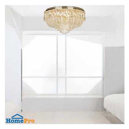 ไฟถาด L&E 01-03073 สีทอง/ใส 1 หัว_1