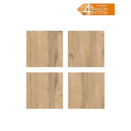 กระเบื้องพื้นพอร์ซเลน 60x60 ซม. DURAGRES โคอะวู้ด บราวน์ A 1.44 ตร.ม._1