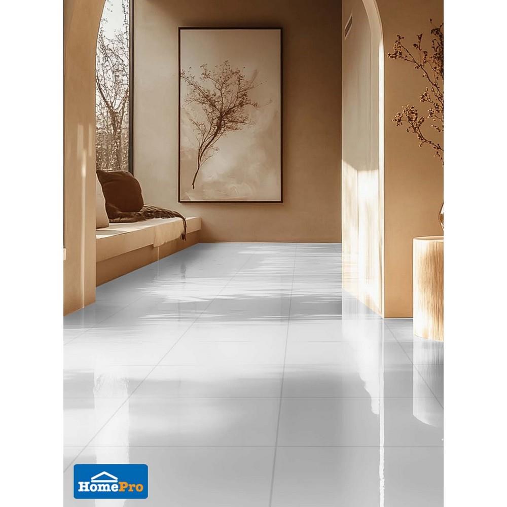 กระเบื้องพื้นพอร์ซเลน 60x60 ซม. DURAGRES สโนวี่ ขาว  A 1.44 ตร.ม.