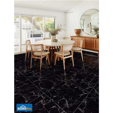 กระเบื้องพื้นพอร์ซเลน 60x60 ซม. DURAGRES ทิโวลี่ แบล็ค A 1.44 ตร.ม._3