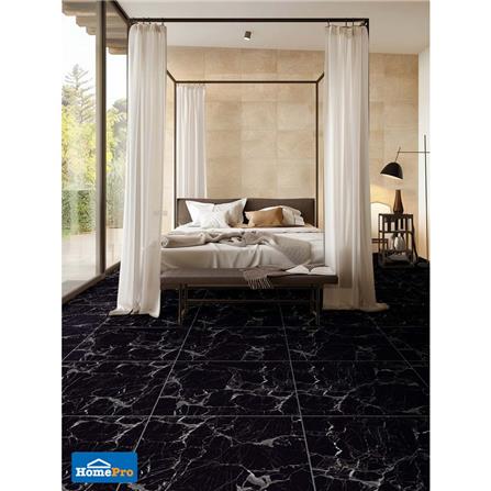 กระเบื้องพื้นพอร์ซเลน 60x60 ซม. DURAGRES ทิโวลี่ แบล็ค A 1.44 ตร.ม._4