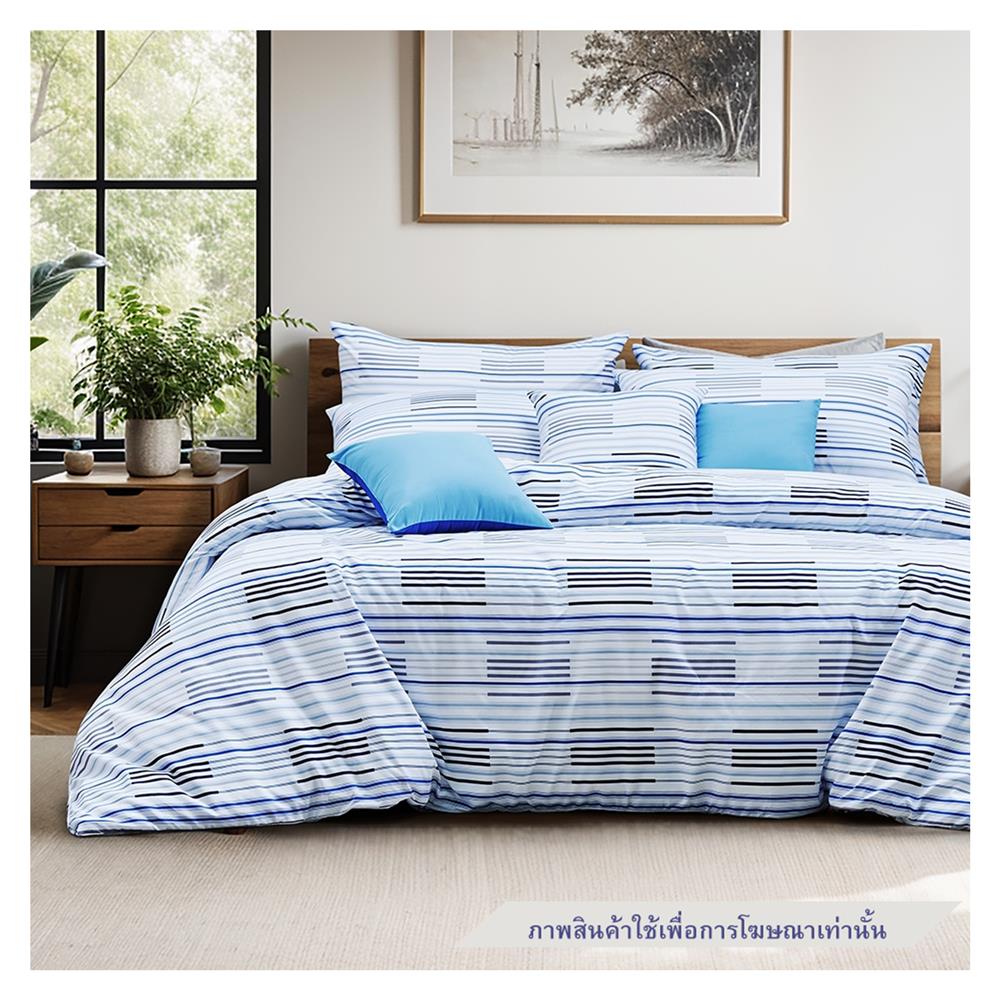 ชุดผ้าปูที่นอน 6 ฟุต (ชุด 5 ชิ้น) FACINO PRINT FA078