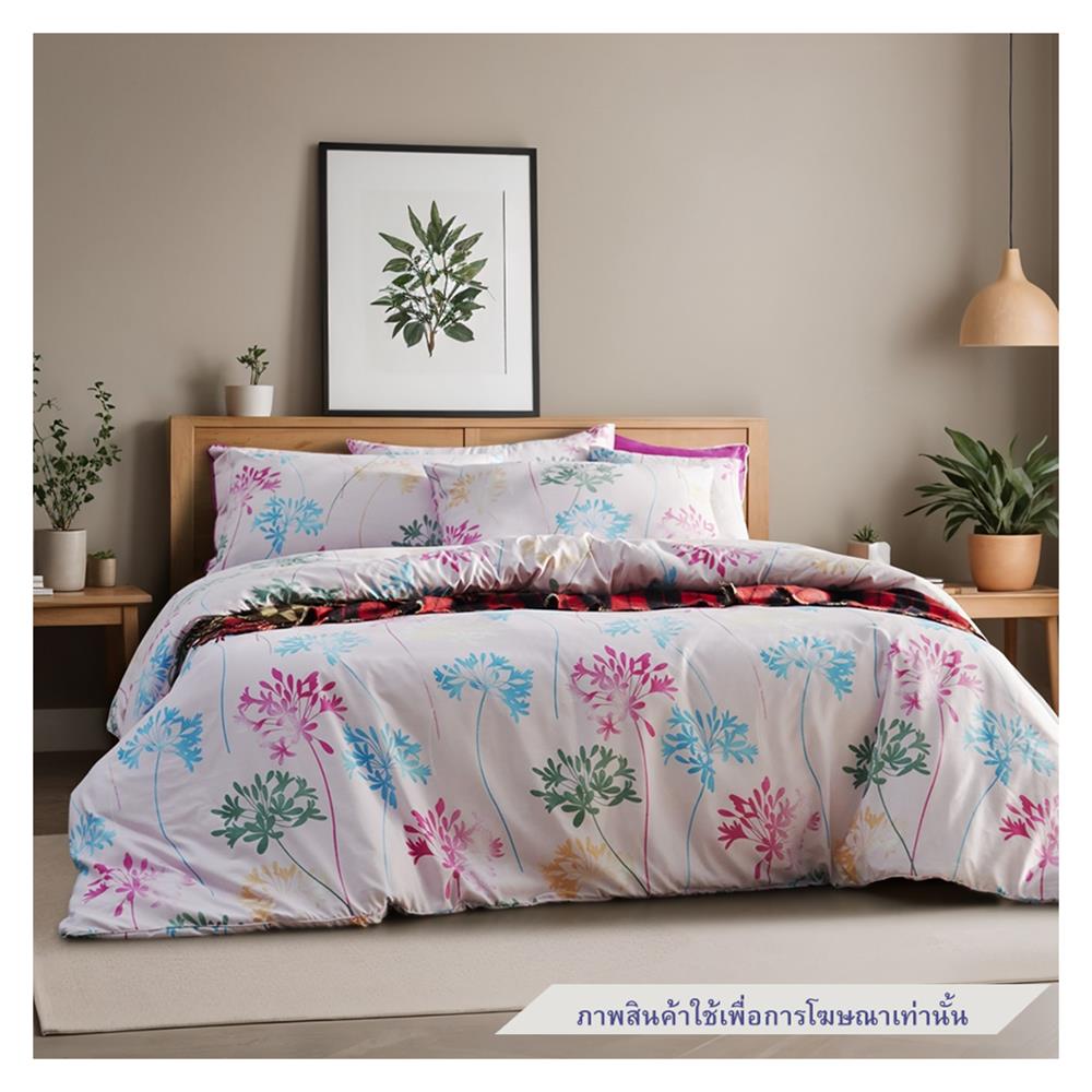 ชุดผ้าปูที่นอน 6 ฟุต (ชุด 5 ชิ้น) FACINO PRINT FA077