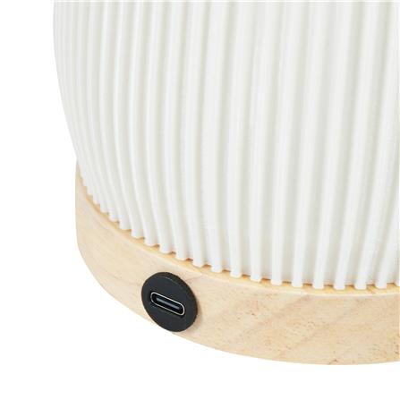 ไฟตั้งโต๊ะ LED CARINI T240728 3 วัตต์ สีขาว/ลายไม้_4