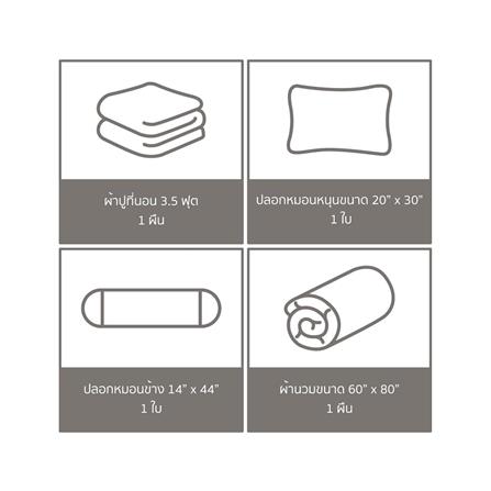 ชุดผ้าปูที่นอน 3.5 ฟุต (ชุด 4 ชิ้น) FACINO PRINT FA085_5