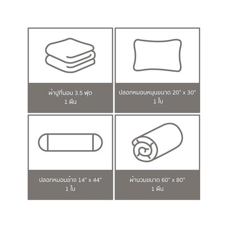 ชุดผ้าปูที่นอน 3.5 ฟุต (ชุด 4 ชิ้น) FACINO PRINT FA081_5