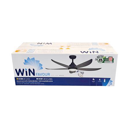 พัดลมโคมไฟ LED WINFAVOUR WFDC52/DC80(WH) 52 นิ้ว 24 วัตต์ DAYLIGHT/COOL WHITE/WARM WHITE สีขาว_2