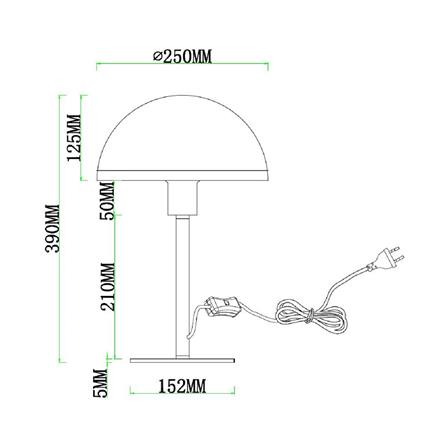 ไฟตั้งโต๊ะ CARINI T240520 สีขาว/ดำ_6