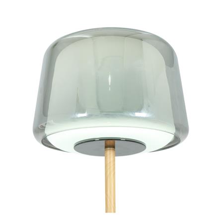 ไฟตั้งพื้น CARINI F240585 สีดำ/ลายไม้ 1 หัว_1