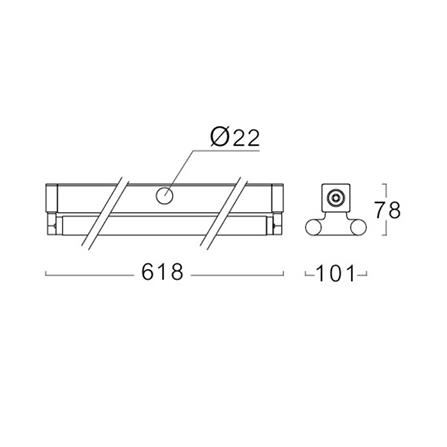 รางนีออน L&E 9J-00505 2X600 มม. สีขาว_6