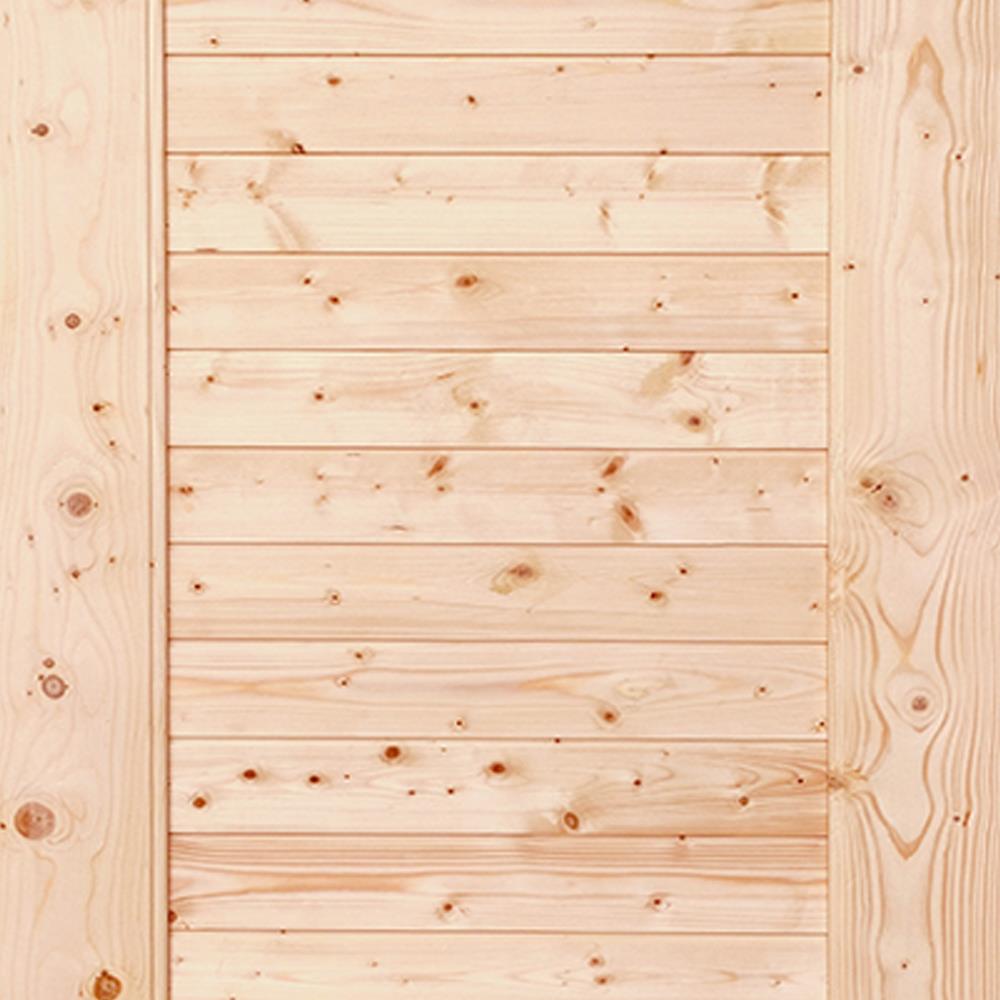 ประตูไม้สนนิวซีแลนด์ ไม่เจาะลูกบิด MODERN DOORS CE-04 ลวดลาย 100X200 ซม. สีธรรมชาติ