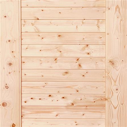 ประตูไม้สนนิวซีแลนด์ ไม่เจาะลูกบิด MODERN DOORS CE-04 ลวดลาย 100X200 ซม. สีธรรมชาติ_1