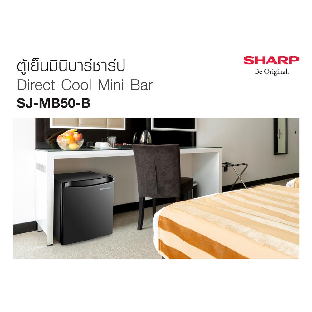 ตู้เย็น 1 ประตู SHARP SJ-MB50-B 1.7 คิว สีดำ