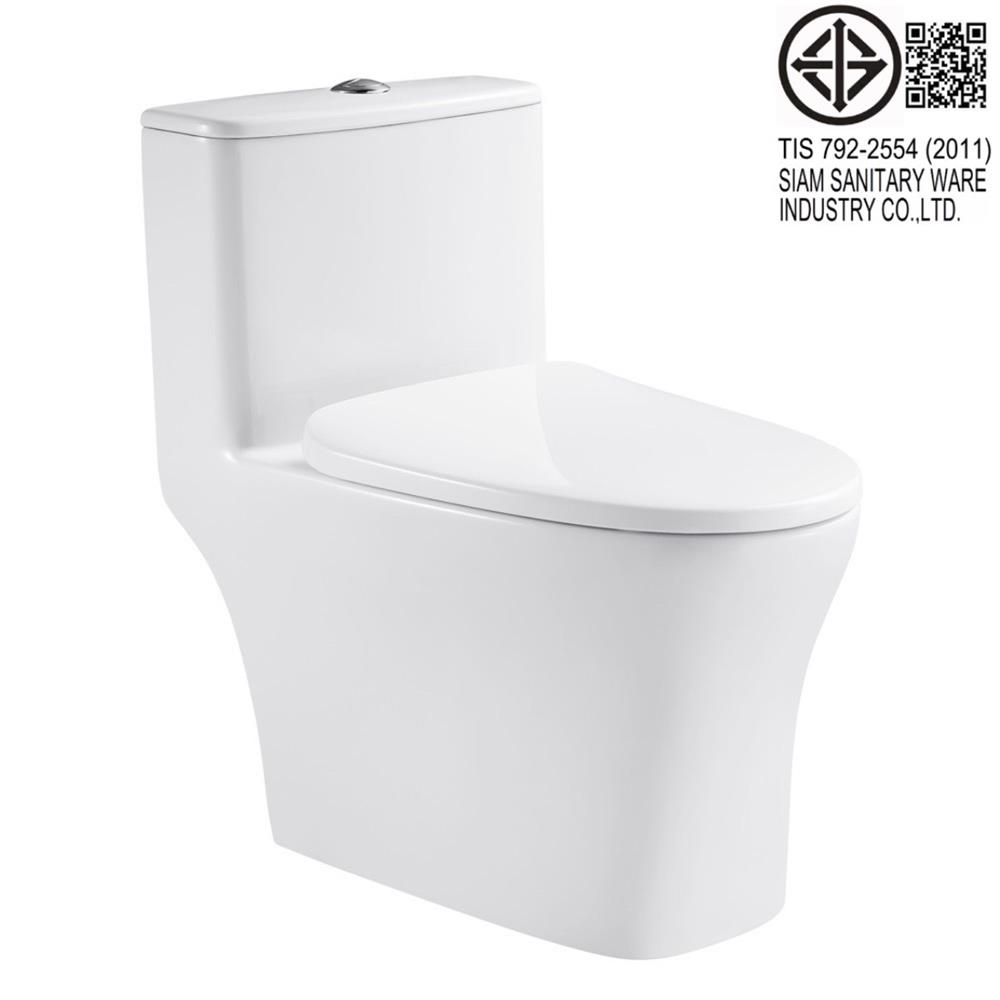 สุขภัณฑ์ 1 ชิ้น COTTO C11900 4.8 ลิตร สีขาว