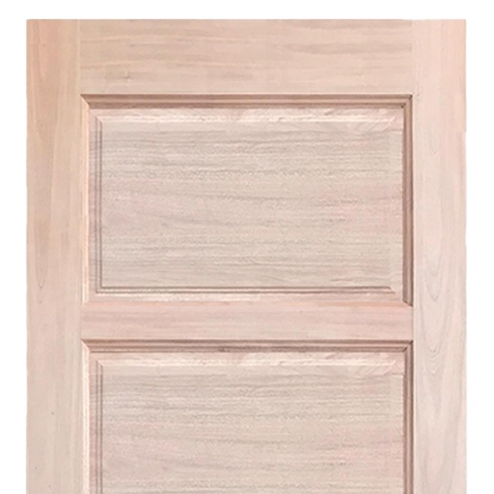 ประตูไม้เนื้อแข็ง N999 NARA-04 100X200 ซม. สีธรรมชาติ ไม่เจาะลูกบิด