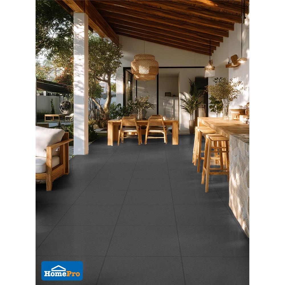 กระเบื้องพื้นพอร์ซเลน 60x60 ซม. TARA กาแล็คซี่ แบล็ค A 1.44 ตร.ม.