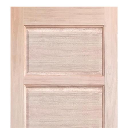 ประตูไม้เนื้อแข็ง N999 NARA-04 80X200 ซม. สีธรรมชาติ ไม่เจาะลูกบิด_1