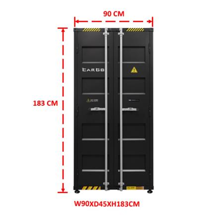 ตู้เอกสารเหล็กสูง SURE CG-941H สีดำ/เทา_7