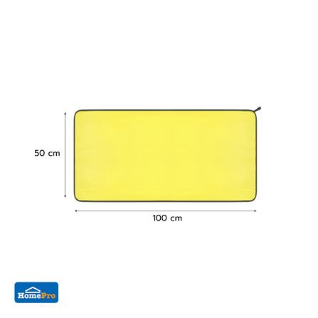 ผ้าไมโครไฟเบอร์ทำความสะอาดรถ ACCO 50X100 ซม. สีเหลือง (1 ชิ้น )_6