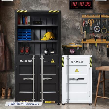 ตู้เอกสารเหล็กเตี้ย SURE CG-643L 60 ซม. สีขาว_5