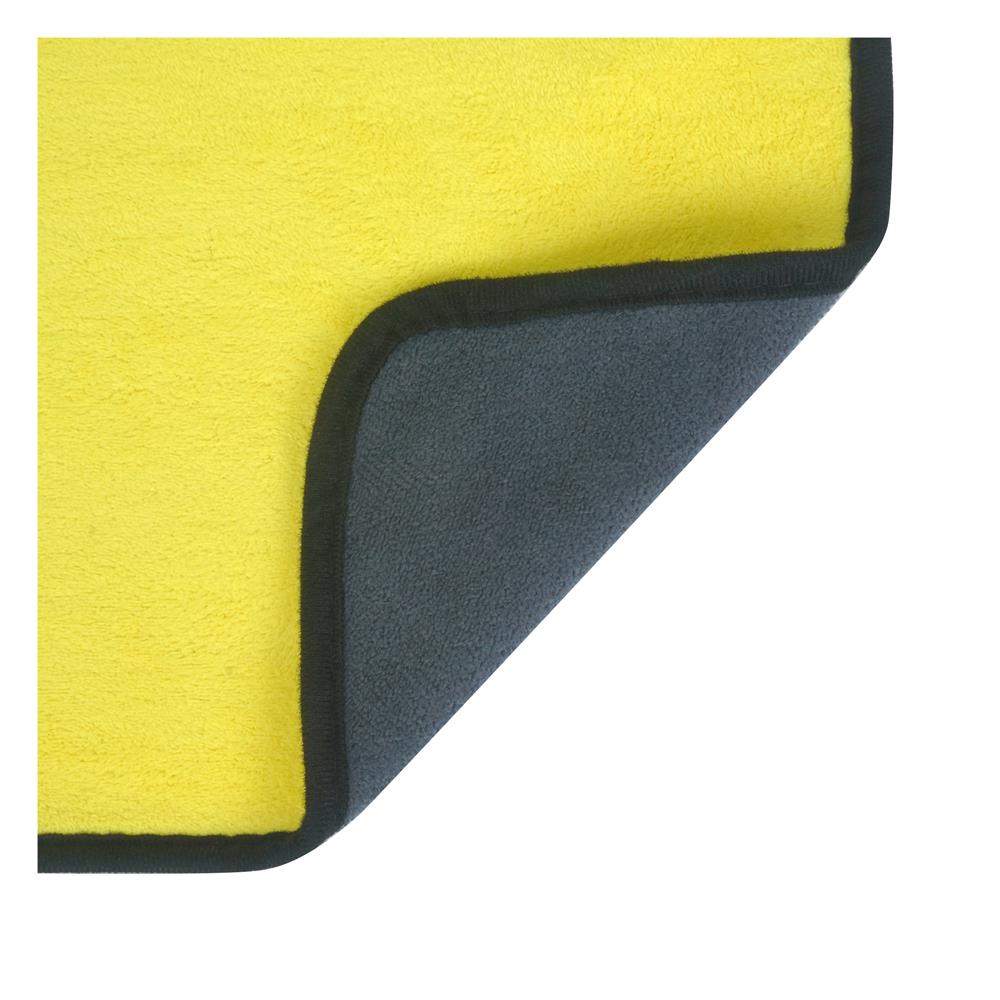 ผ้าไมโครไฟเบอร์ทำความสะอาดรถ ACCO 40X60 ซม. สีเหลือง (แพ็ก 2 ชิ้น)