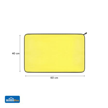 ผ้าไมโครไฟเบอร์ทำความสะอาดรถ ACCO 40X60 ซม. สีเหลือง (แพ็ก 2 ชิ้น)_7