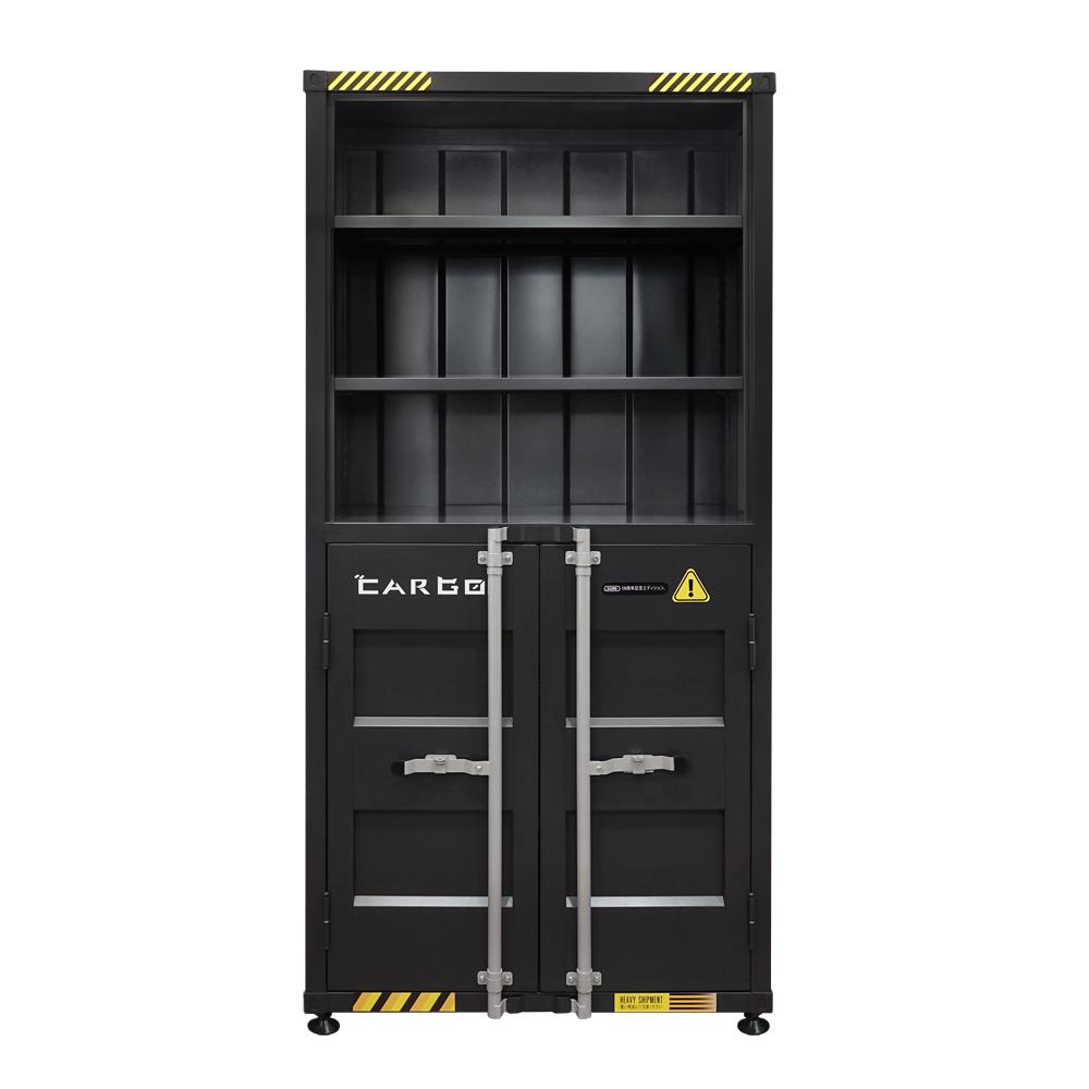 ตู้เอกสารเหล็กสูง SURE CG-943H 90 ซม. สีดำ/เทา