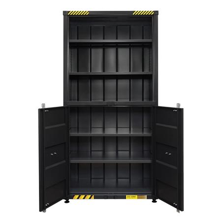 ตู้เอกสารเหล็กสูง SURE CG-943H 90 ซม. สีดำ/เทา_3