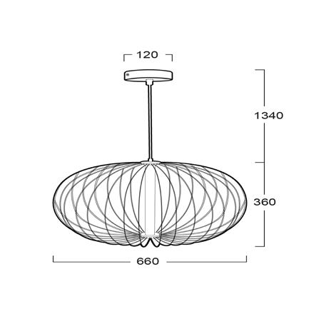 ไฟช่อ LED L&E 01-A0178 6 วัตต์ WARM WHITE สีดำ/ขาว 1 หัว_2