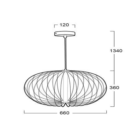 ไฟช่อ LED L&E 01-A0179 6 วัตต์ WARM WHITE สีทอง/ขาว 1 หัว_2