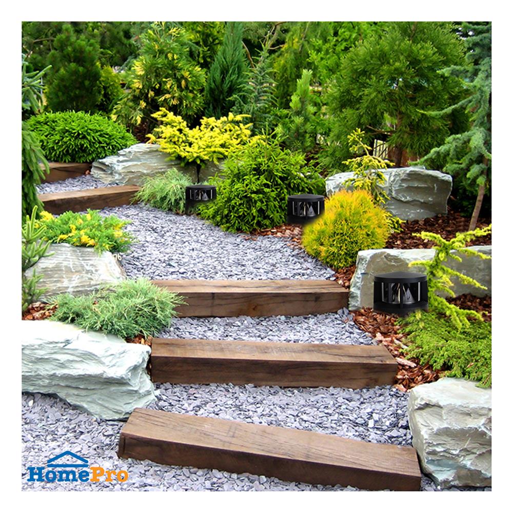 ไฟหัวเสา LED L&E 9P-A0374 10 วัตต์ WARM WHITE สีดำ/ใส/เงิน