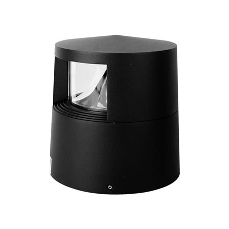 ไฟหัวเสา LED L&E 9P-A0374 10 วัตต์ WARM WHITE สีดำ/ใส/เงิน_0