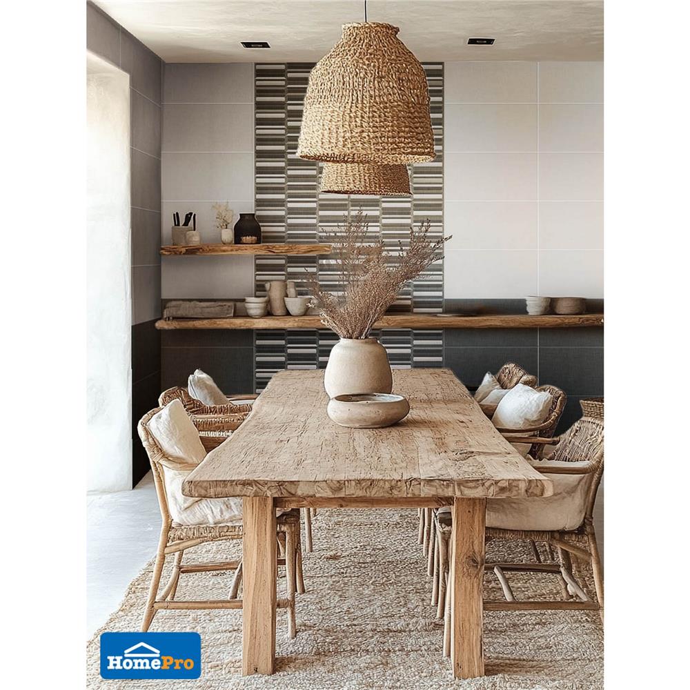 กระเบื้องผนัง 30x60 ซม. TARA โรฮาน เทา A 0.9 ตร.ม.