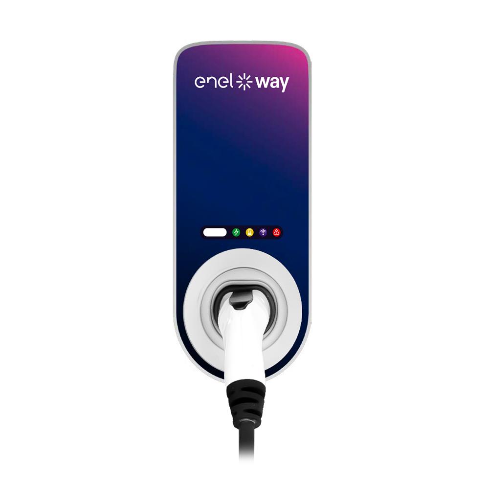 เครื่องชาร์จรถยนต์ไฟฟ้า (ไม่รวมติดตั้ง) ENEL X WAY WAYBOX 22 KW 7 ม.