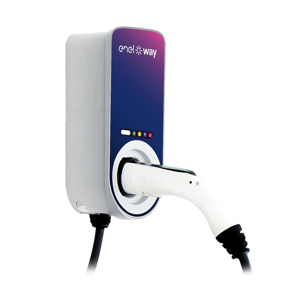 เครื่องชาร์จรถยนต์ไฟฟ้า (ไม่รวมติดตั้ง) ENEL X WAY WAYBOX 22 KW 7 ม.