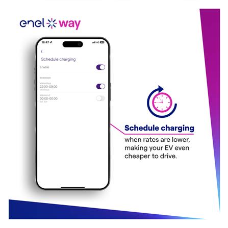 เครื่องชาร์จรถยนต์ไฟฟ้า (ไม่รวมติดตั้ง) ENEL X WAY WAYBOX 22 KW 7 ม._4