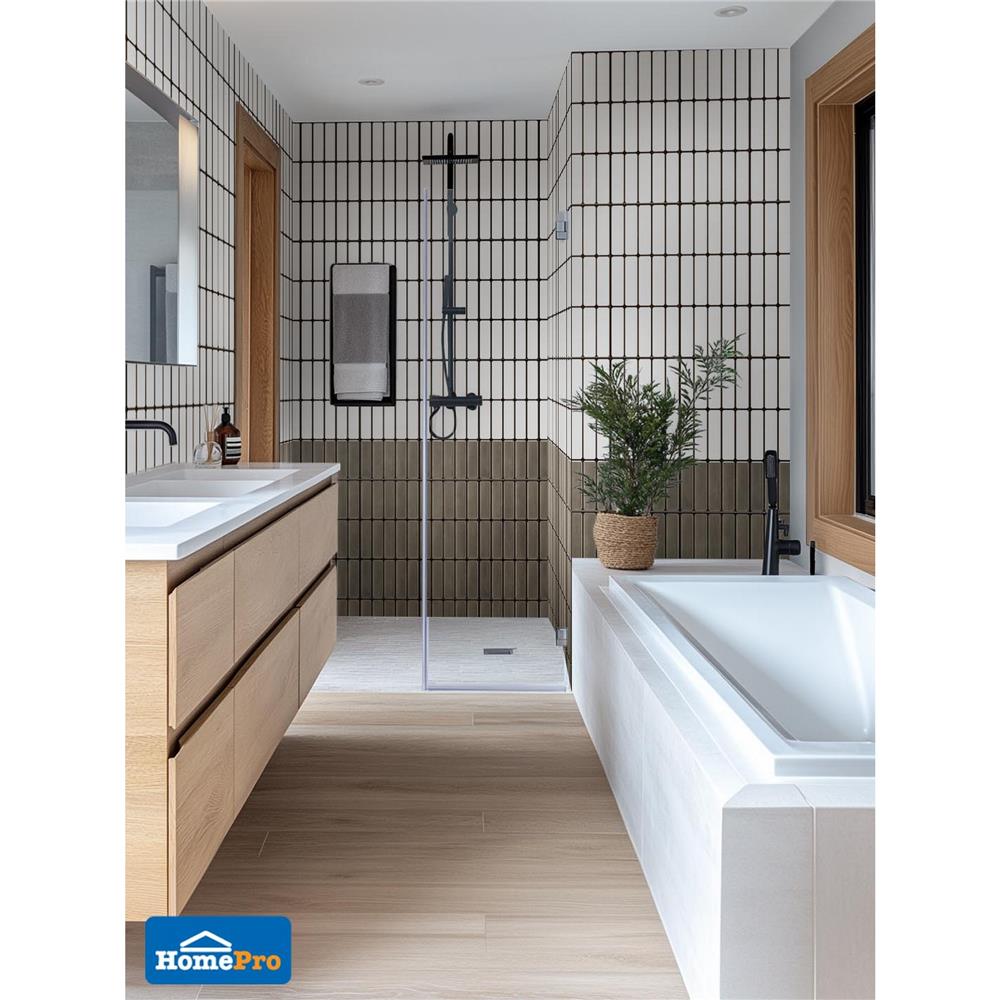 กระเบื้องผนัง 30x60 ซม. TARA คาเซอร์ทา เกรย์ A 0.9 ตร.ม.