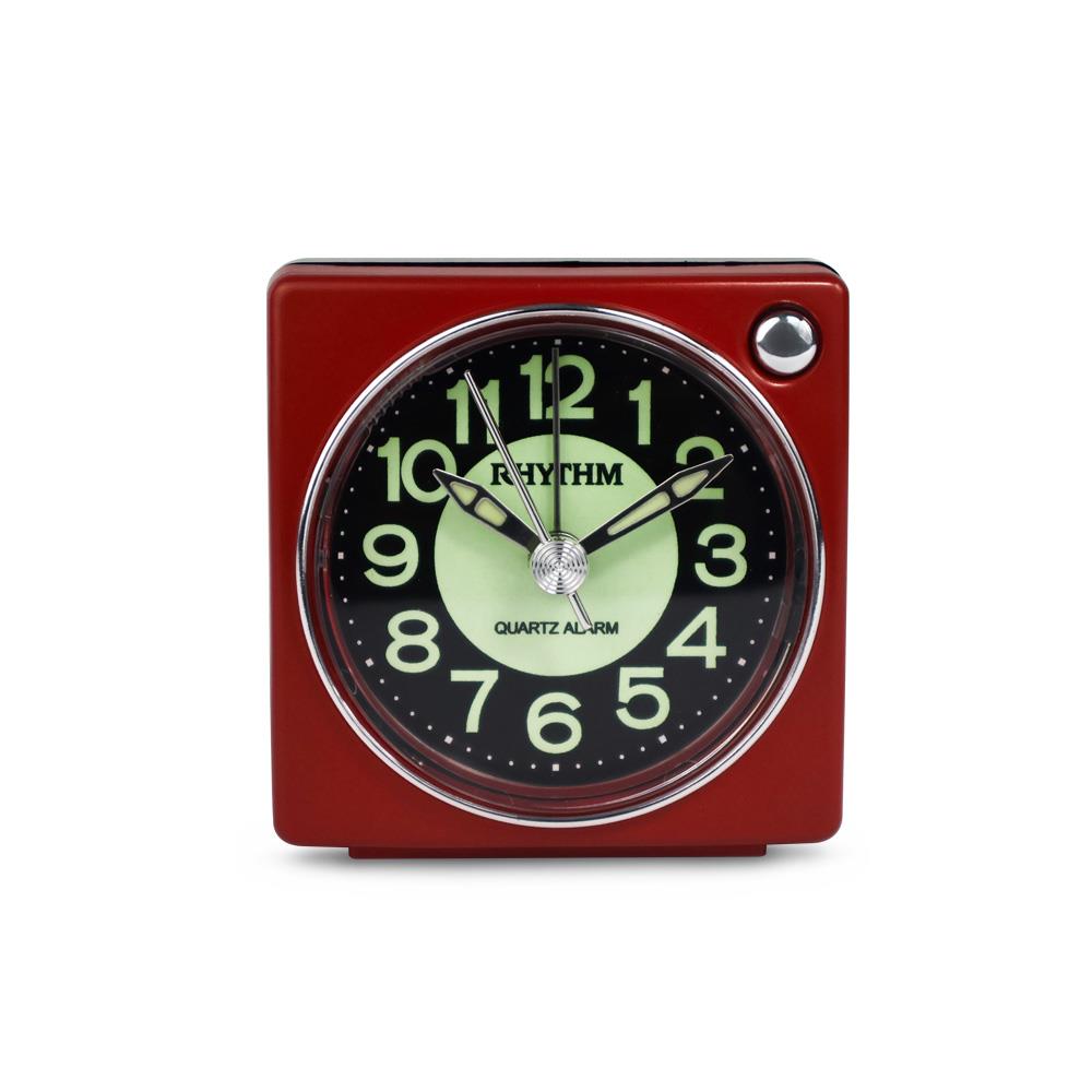 นาฬิกาปลุก RHYTHM CRE823NR01 2.5 นิ้ว สีแดง