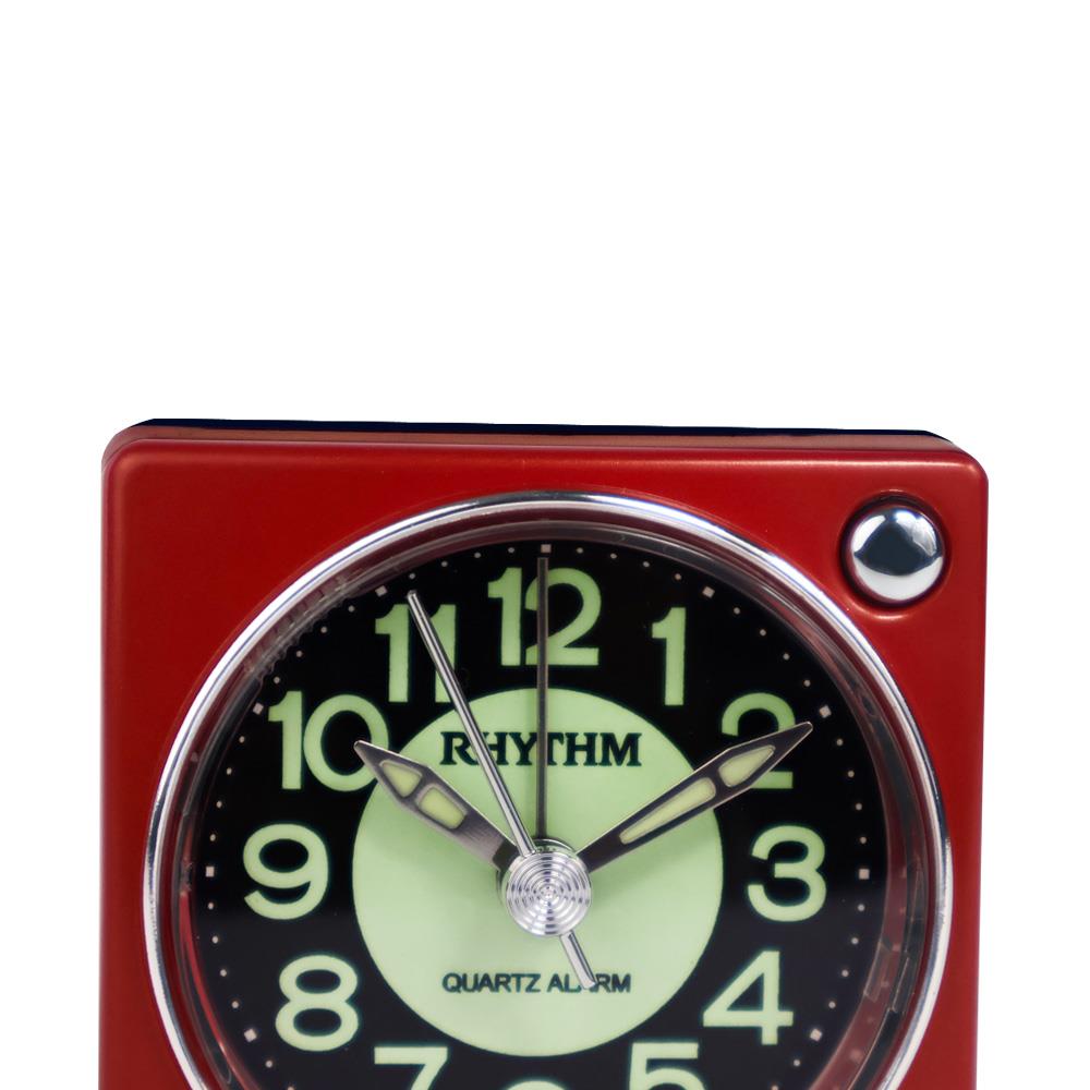 นาฬิกาปลุก RHYTHM CRE823NR01 2.5 นิ้ว สีแดง