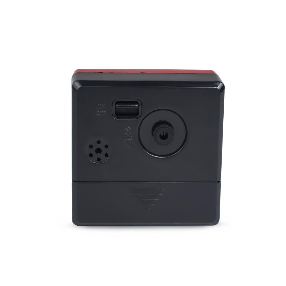 นาฬิกาปลุก RHYTHM CRE823NR01 2.5 นิ้ว สีแดง