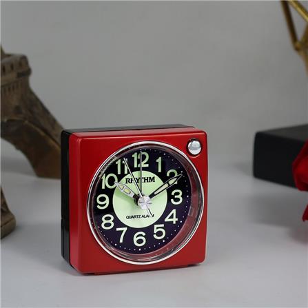 นาฬิกาปลุก RHYTHM CRE823NR01 2.5 นิ้ว สีแดง_5